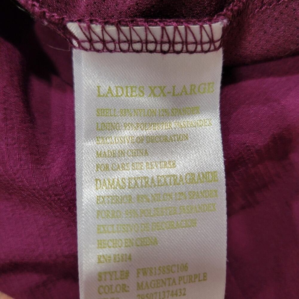 Green Tea Skort Skirt Side Zip Pockets Size XXL - Picture 10 of 10
